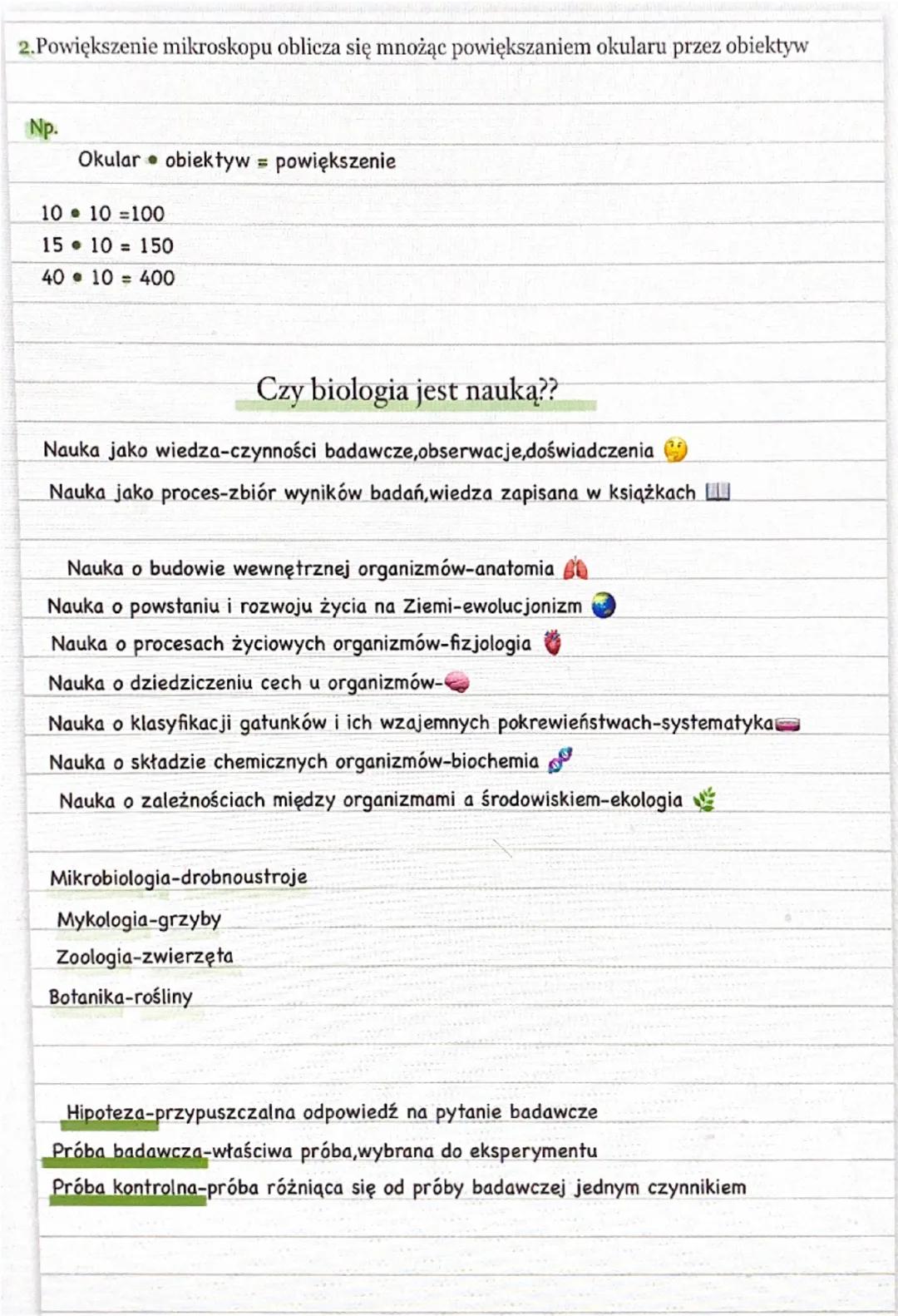 +Biologia}
Sprawdzian z działu
,,Poznajemy biologię"
1.Na czym polega metoda naukowa?
Metoda naukowa
Obserwacja
2.Co można zaobserwować pod 