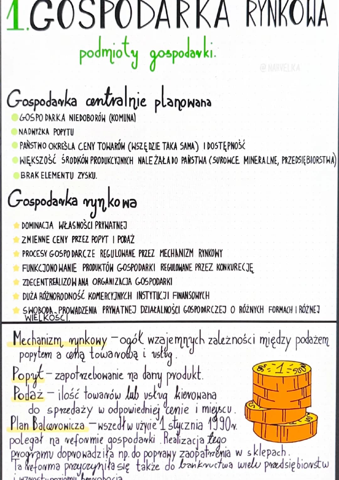 1.GOSPODARKA RYNKOWA
podmioty gospodarki.
Gospodarka centralnie planowana
GOSPODARKA NIEDOBORÓW (KOMUNA)
NADHYŻKA POPYTU
PANSTWO OKRESLA CEN