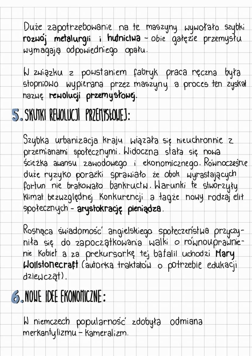 przemiany gospodarcze
i społeczne w XVIII wieku
EKSPLOZJA DEMOGRAFICZNA:
Po katastrofalnych wojnach toczonych w Europie znacznie
wzrosła lic