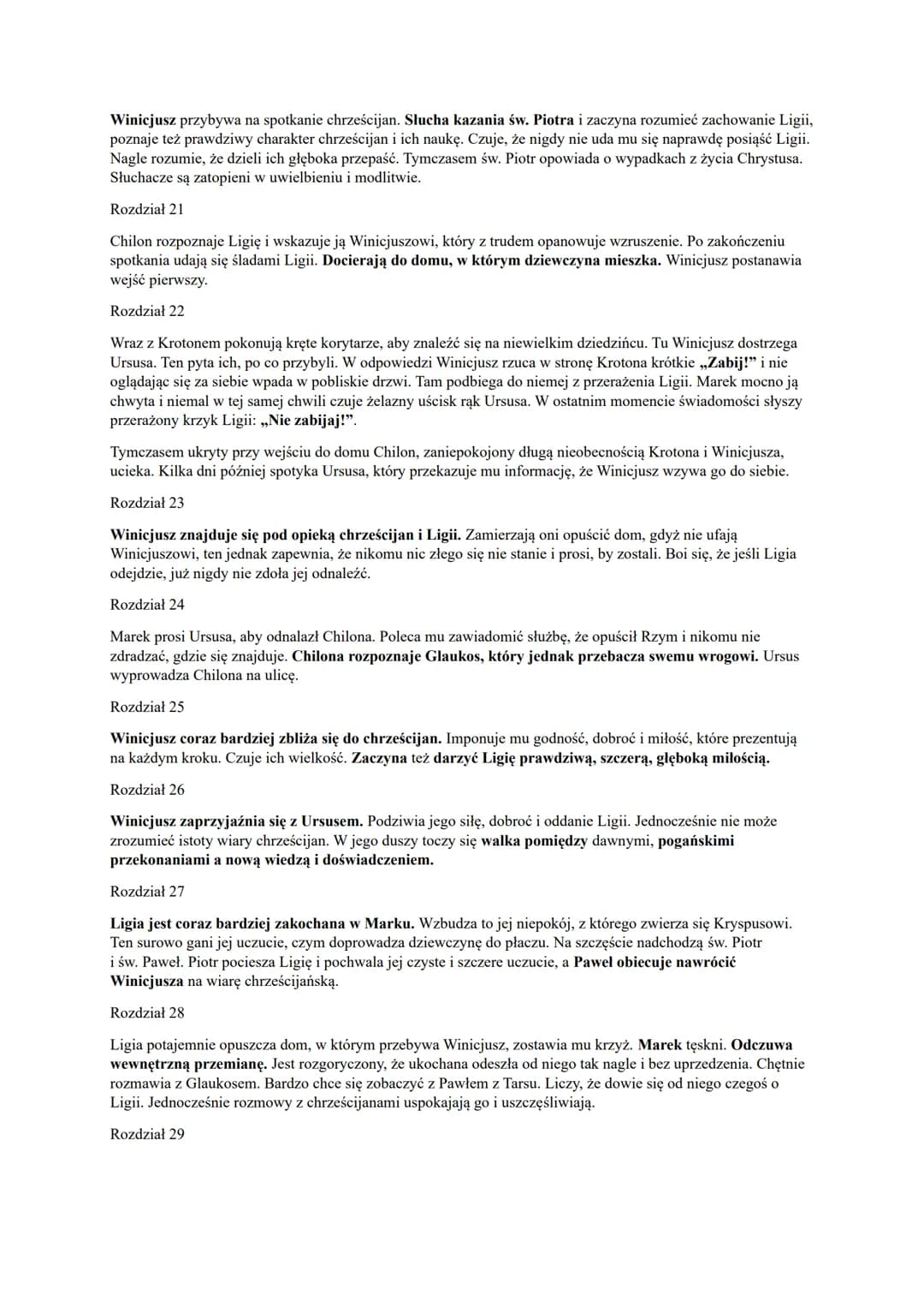 Quo Vadis Henryka Sienkiewicza to powieść historyczna opisująca prześladowania pierwszych chrześcijan
oraz rozwój ich religii.
Akcja Quo Vad