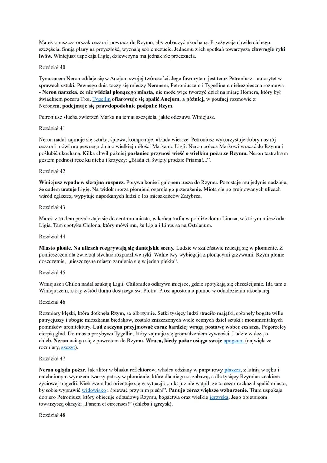 Quo Vadis Henryka Sienkiewicza to powieść historyczna opisująca prześladowania pierwszych chrześcijan
oraz rozwój ich religii.
Akcja Quo Vad