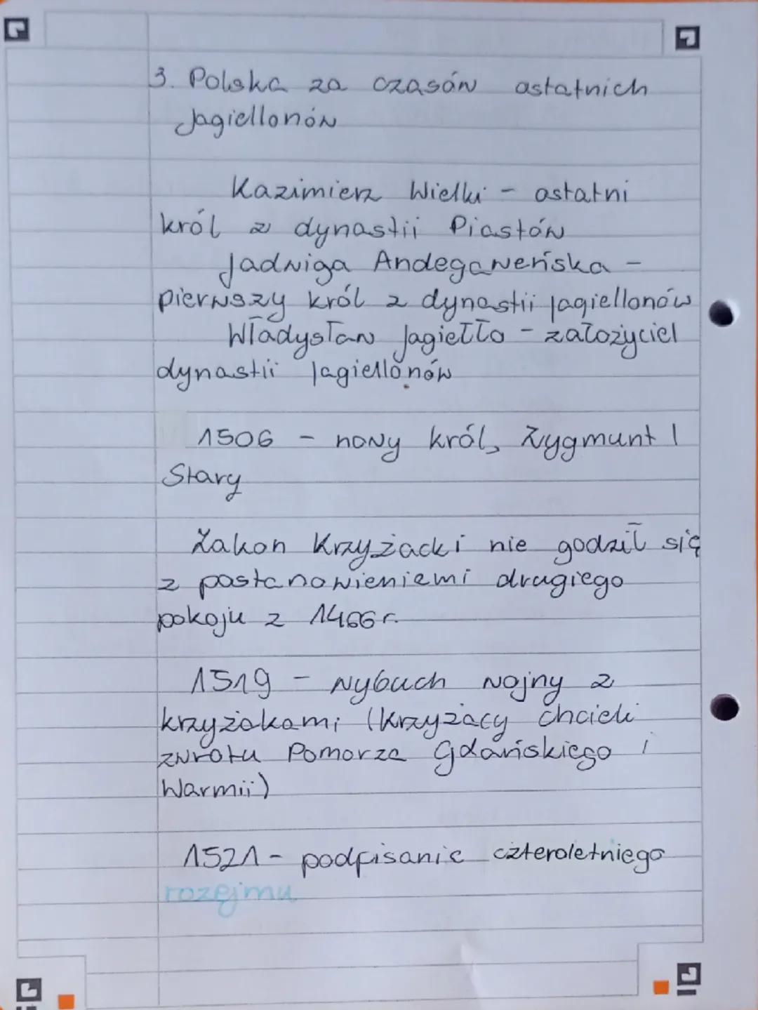 # Historic dział 11

1. Demokracja szlachecka

Szlachta - potomkowie rycerstwa, byli
zwolnieni z podatków, musieli
zaakceptować lub nie) każ