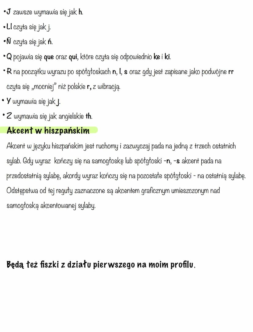 Hiszpański nie gryzie (nowa edycja) rozdział 1.
Alfabet
●
A (a)
B (be)
C (ce)
D (de)
E (e)
F lefel
G (ge)
H (hache)
| (i)
J (jota)
K (ka)
L 