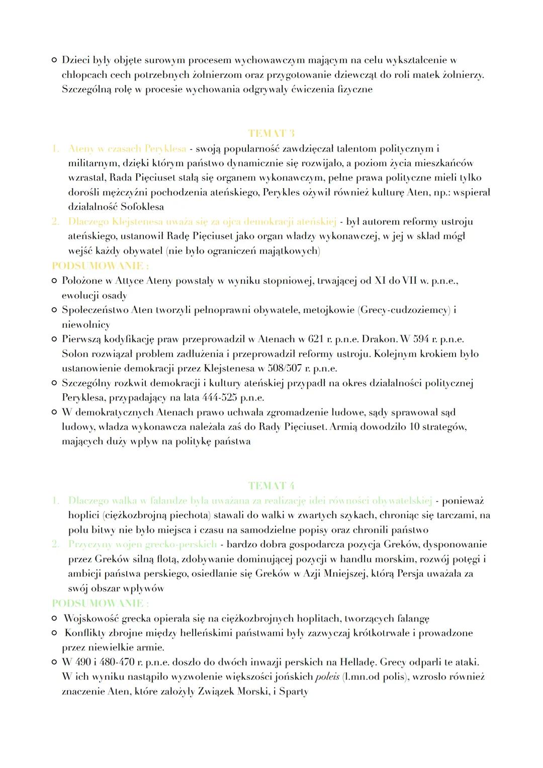 TEMAT 1
1. Jaki wplyw na rozwój cywilizacji greckiej mialy warunki naturalne - nie było dużych rzek, tren
2.
był górzysty, uprawiano winną l