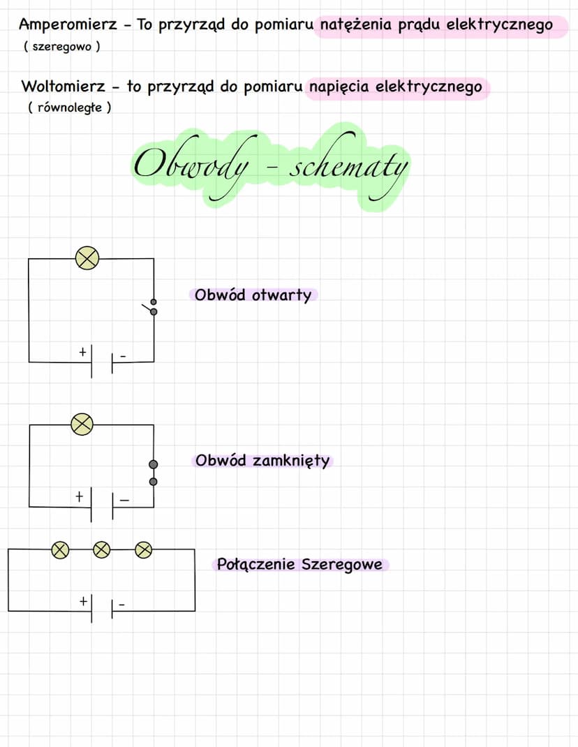 I = ²/1/
9
9
q - ładunek [c
†
-
czas
= I. t
=
t-q
Naterenie Pradu
S
9= w
U
A
Amper
U = W
9
U - napięcie elektryczne [V]
W - praca J
q Ładune