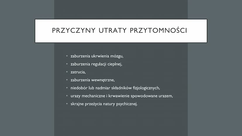 
<h2 id="cotojestomdlenie">Co to jest omdlenie?</h2>
<p>Omdlenie to krótkotrwała utrata przytomności spowodowana zaburzeniem dopływu krwi do
