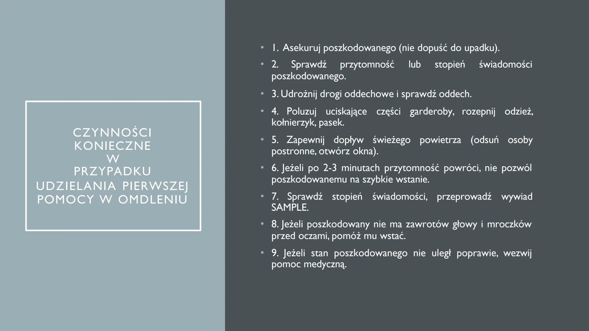 
<h2 id="cotojestomdlenie">Co to jest omdlenie?</h2>
<p>Omdlenie to krótkotrwała utrata przytomności spowodowana zaburzeniem dopływu krwi do