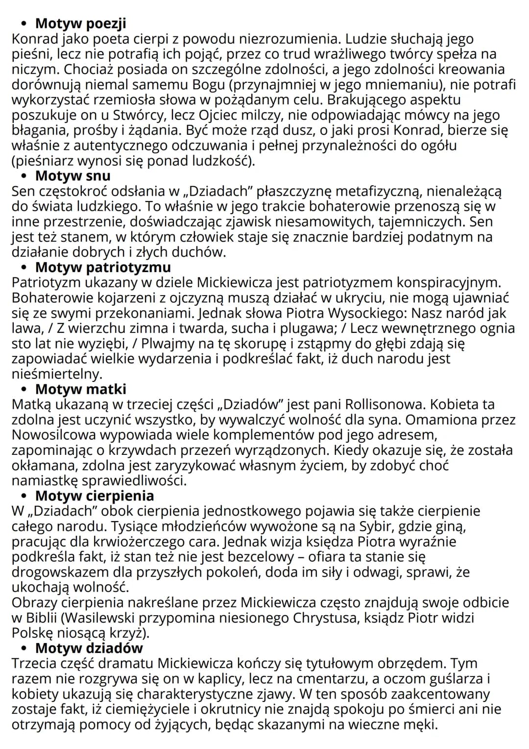 ,,Dziady" cz. III
Geneza
Trzecia część ,,Dziadów" nazywana jest także ,,Dziadami drezdeńskimi" ze względu na
fakt, iż powstała właśnie w sto