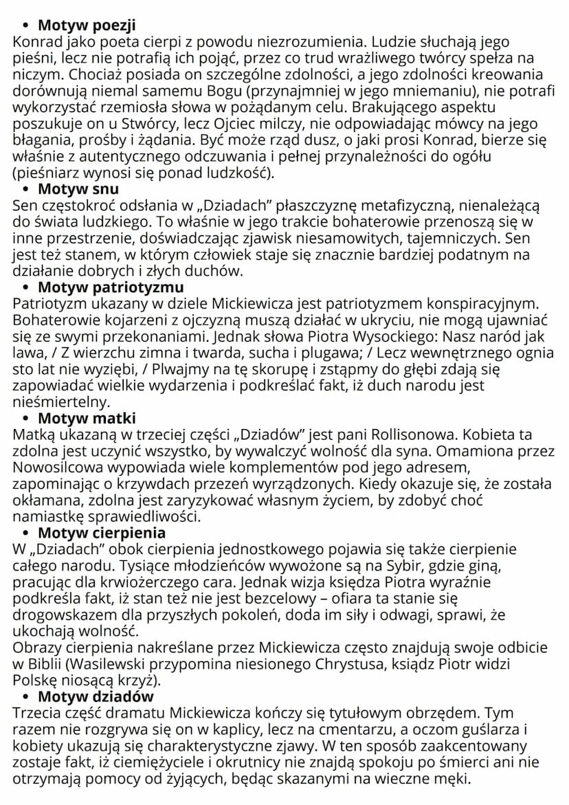 ,,Dziady" cz. III
Geneza
Trzecia część ,,Dziadów" nazywana jest także ,,Dziadami drezdeńskimi" ze względu na
fakt, iż powstała właśnie w sto
