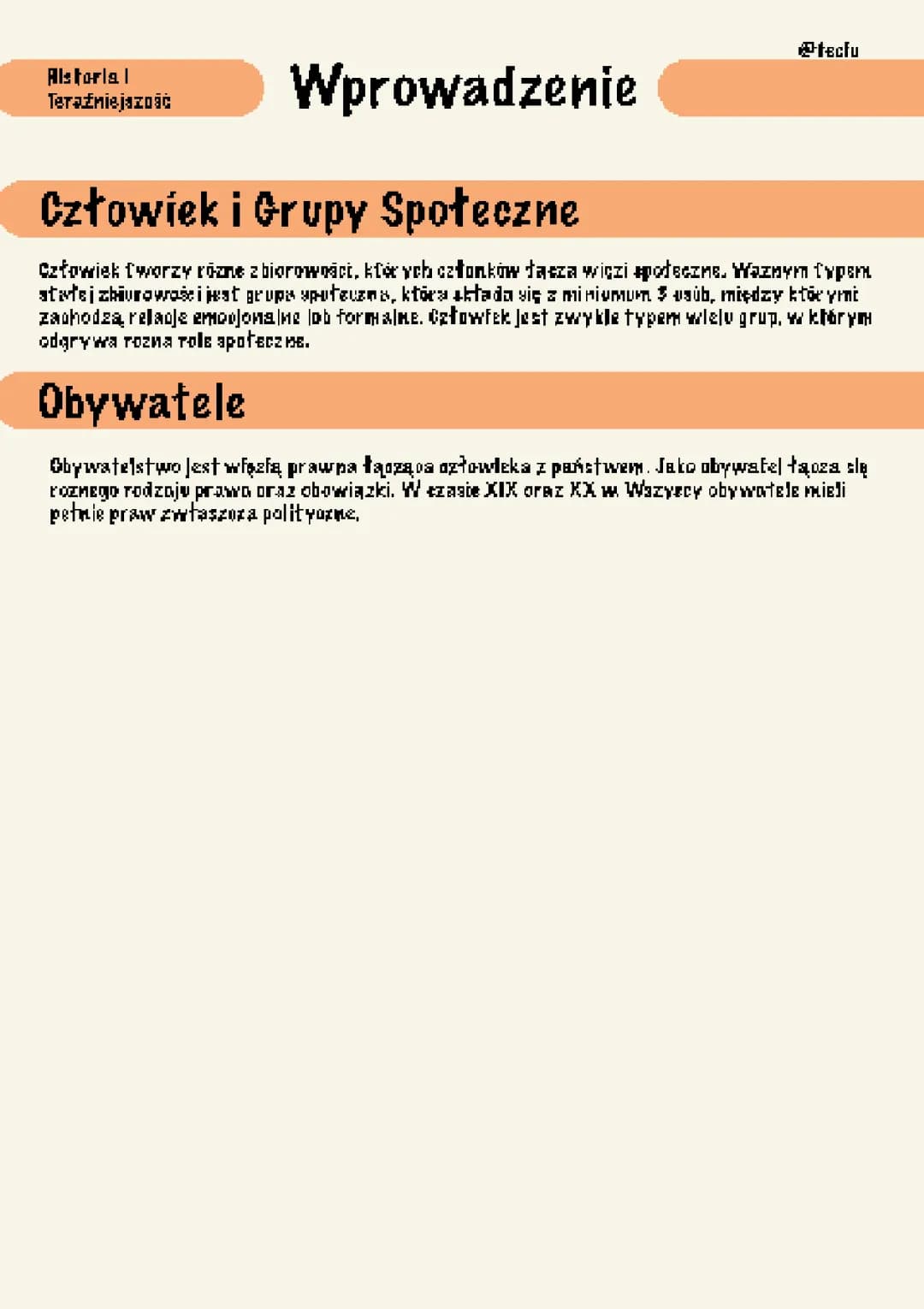Historia i teraźniejszość podręcznik PDF za darmo - Obowiązki obywateli i role społeczne