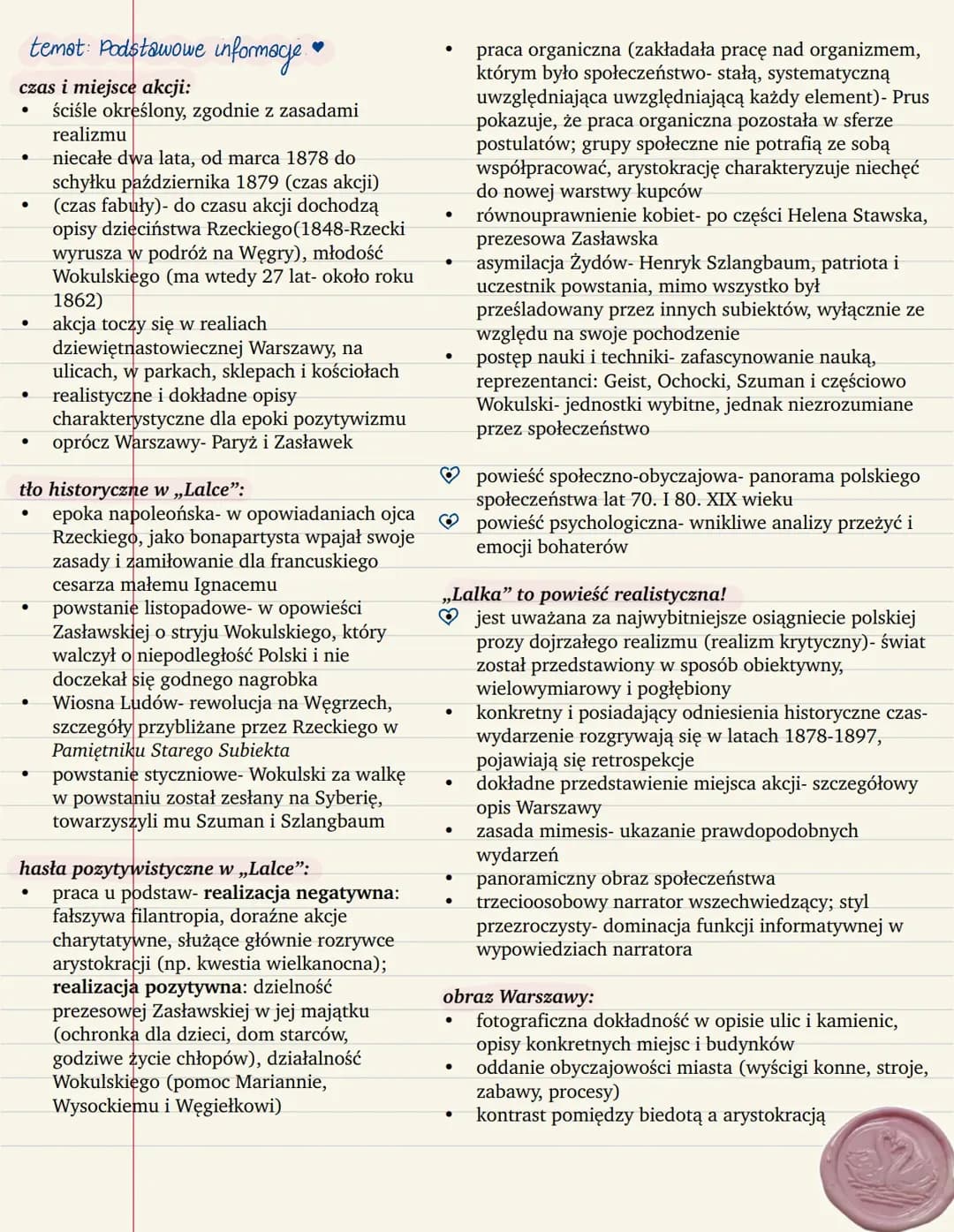 „Lalka” Bolesław Prus 