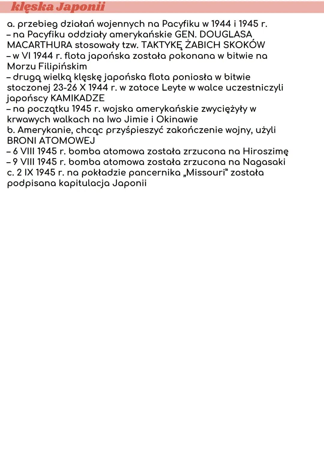 zakończenie II wojny
Światowej
konferencja jałtańska
a. w drugiej konferencji Wielkiej Trójki, która odbyła się w
Jałcie na Krymie od 4 do 1