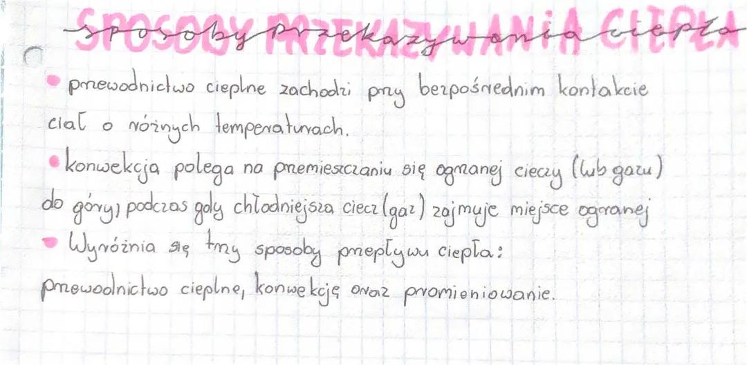 3 sposoby przekazywania ciepła: Konwekcja, Promieniowanie, Przewodnictwo - Przykłady i Fizyka dla dzieci