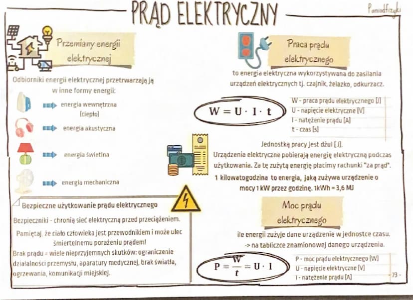 Obwód elektryczny
Najprostszy obwód składa się z:
.
•
PRAD ELEKTRYCZNY
źródła energii elektrycznej (np. baterii)
odbiornika energii elektryc