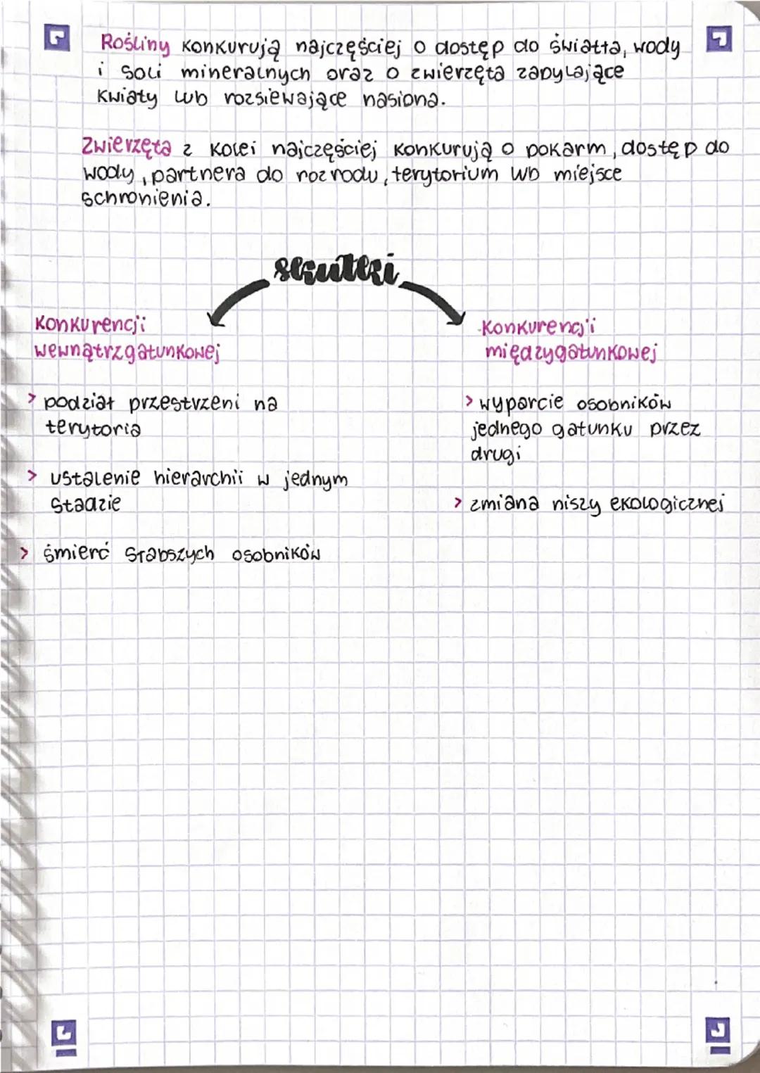 # Biologia

Konkurencja

zależności antagonistycine są to zależności gdzie chociaż
jeana strona ponosi straty.

zależności nieantagonistyczn