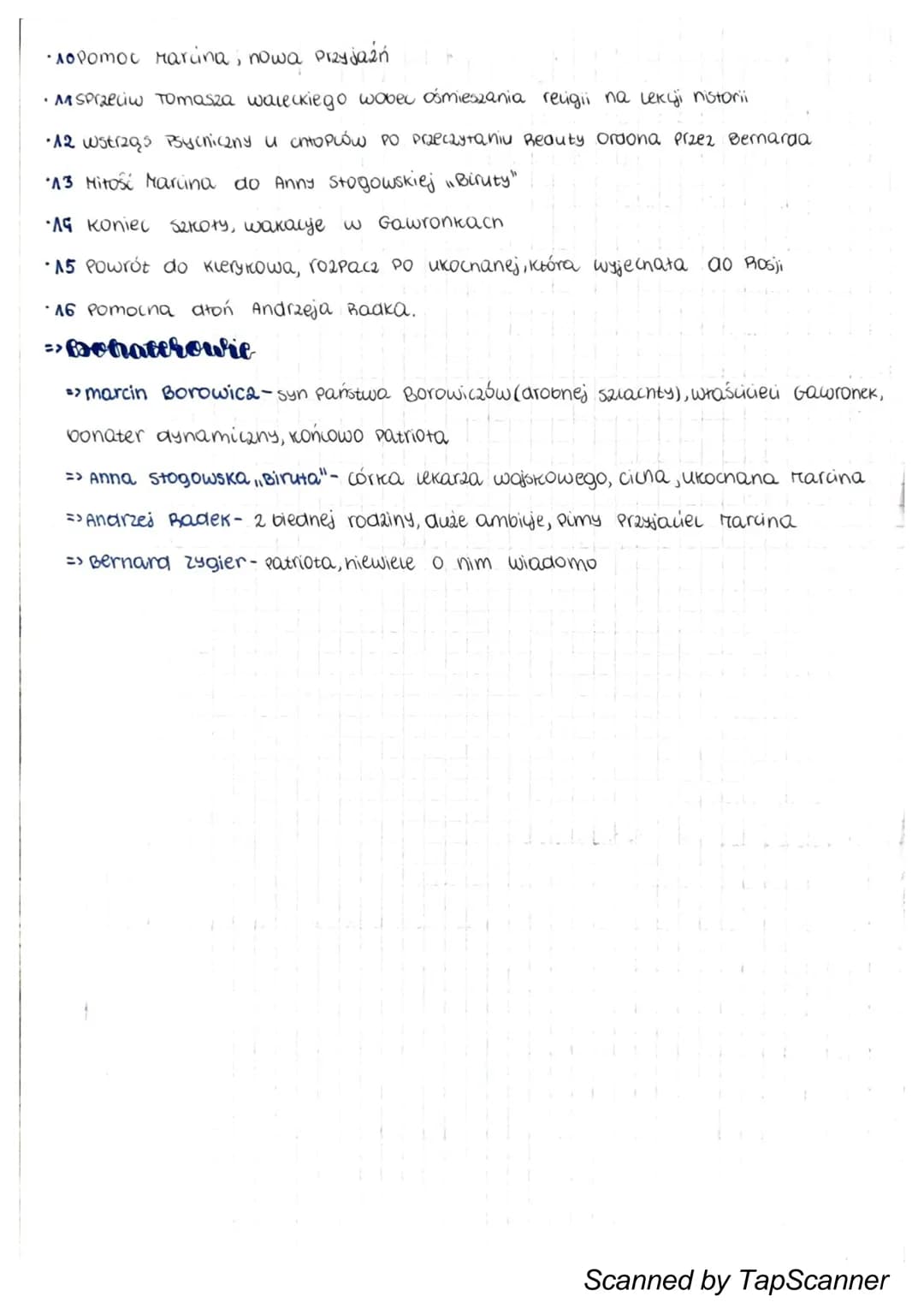 syzyfowe prace
=>Saczegółowe informacje o utworze
=>Powieść obyczajowo-psychologiczna
-wątek Psychologiczny - dojrzewanie głównego bohatera
