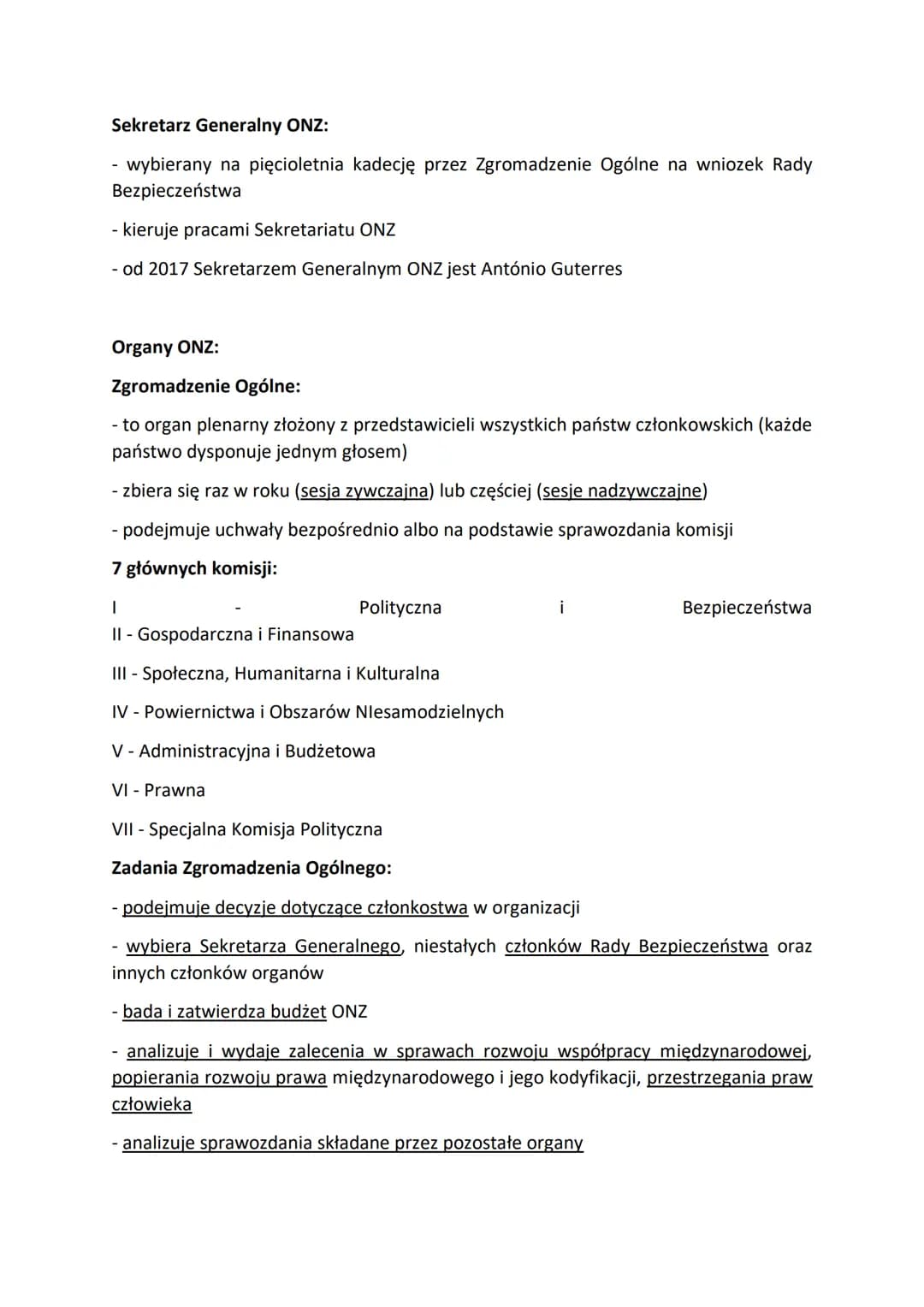 Organizacja Narodów Zjednoczonych (ONZ)
United Nations (UN)
- największa i jedna z najważniejszych organizacji międzynarodowych na świecie
-