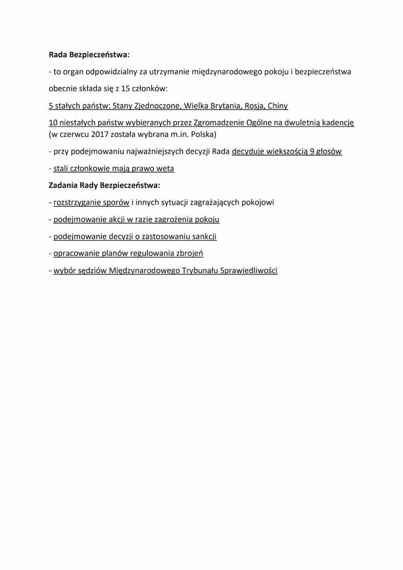 Organizacja Narodów Zjednoczonych (ONZ)
United Nations (UN)
- największa i jedna z najważniejszych organizacji międzynarodowych na świecie
-
