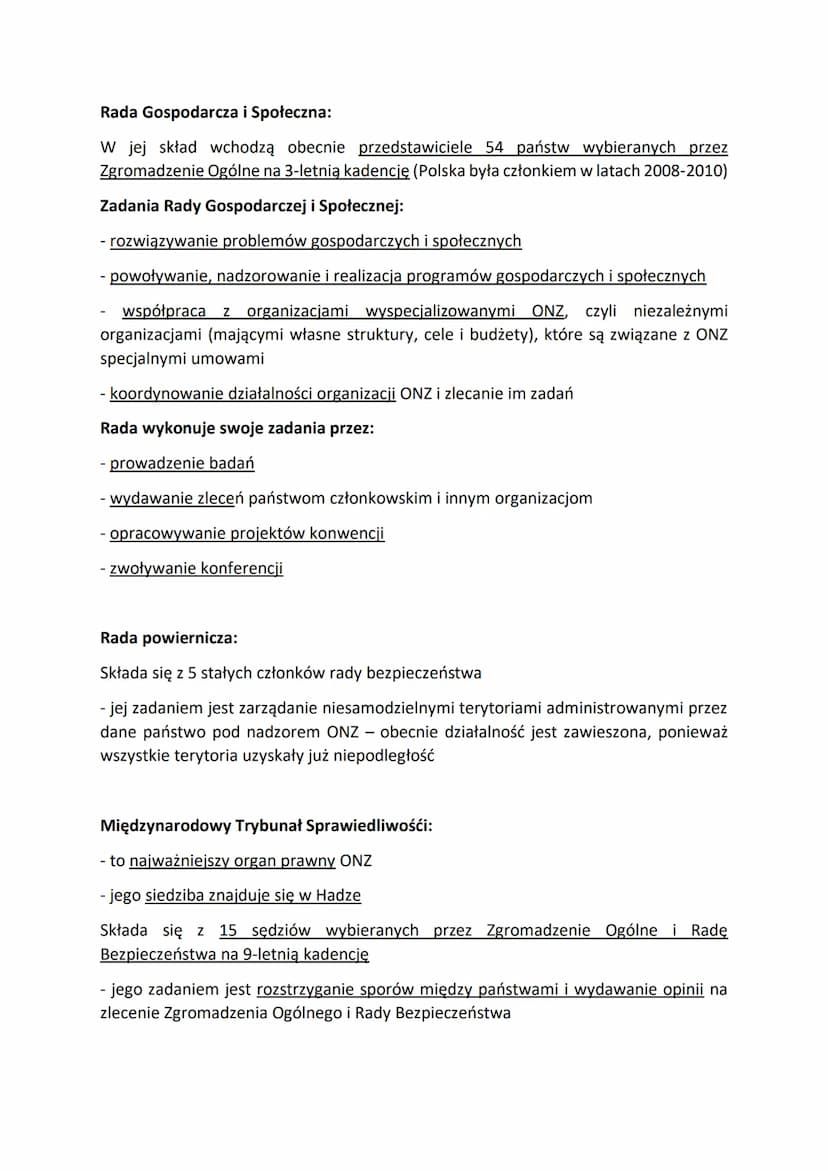 Organizacja Narodów Zjednoczonych (ONZ)
United Nations (UN)
- największa i jedna z najważniejszych organizacji międzynarodowych na świecie
-