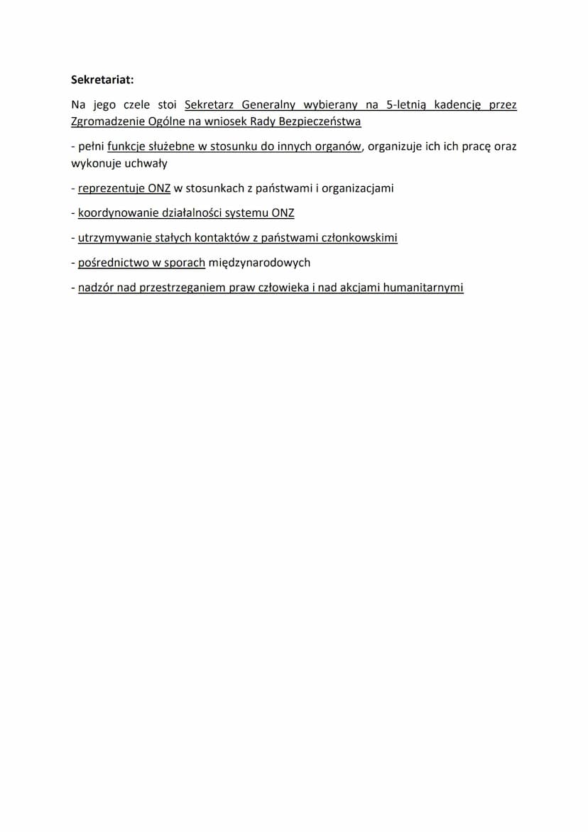 Organizacja Narodów Zjednoczonych (ONZ)
United Nations (UN)
- największa i jedna z najważniejszych organizacji międzynarodowych na świecie
-