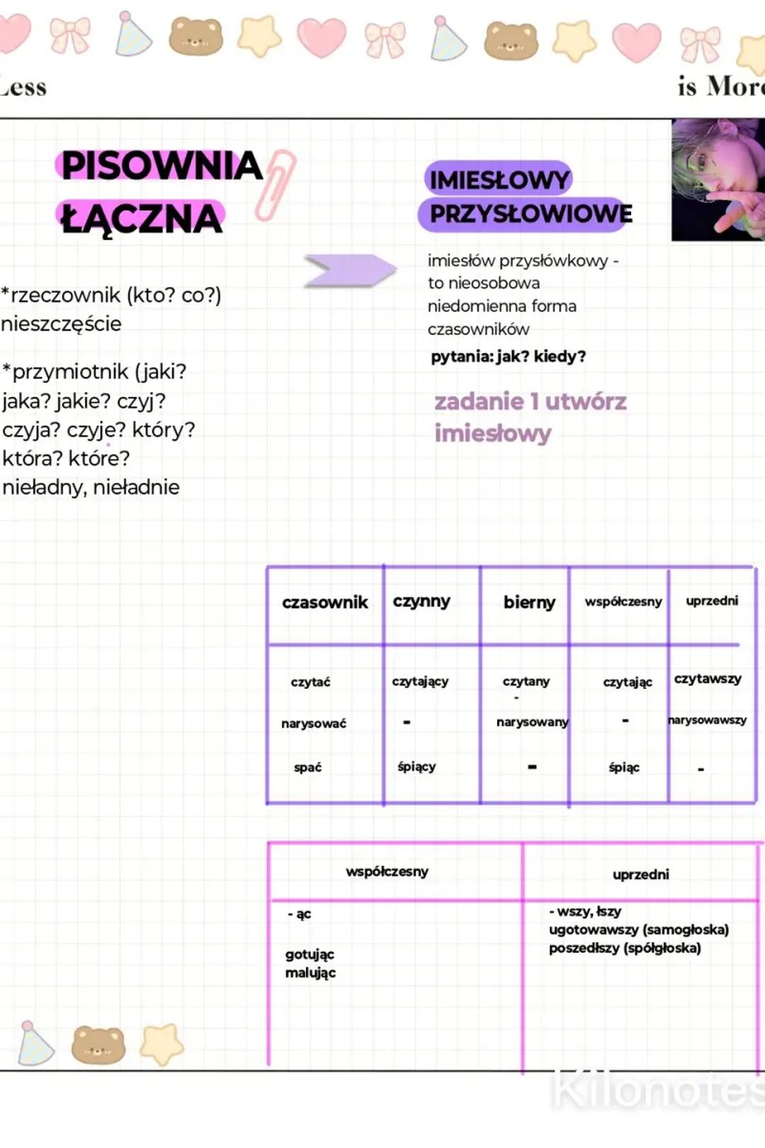 Pisownia Imiesłowów Przysłówkowych z "nie"