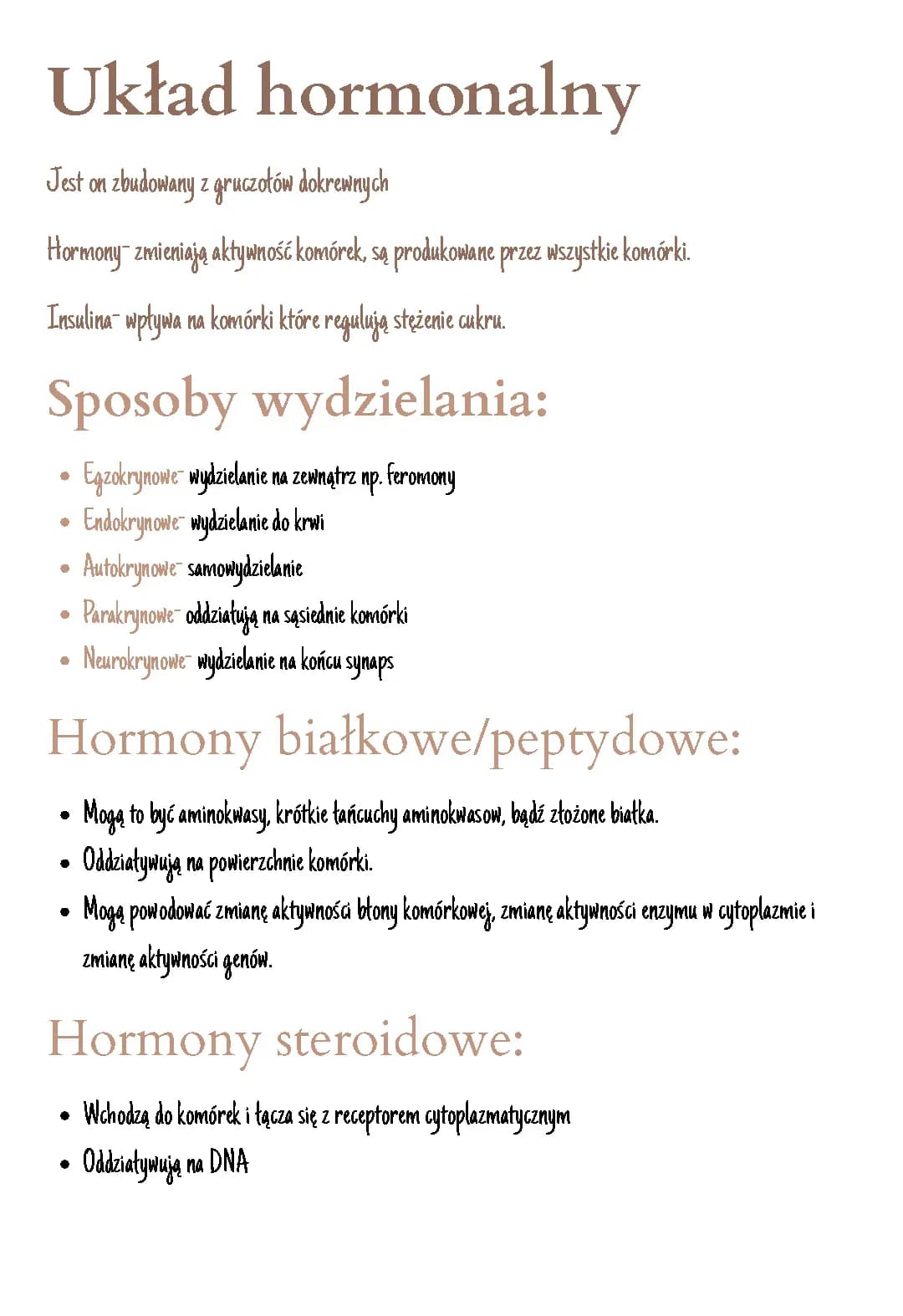 Układ hormonalny 