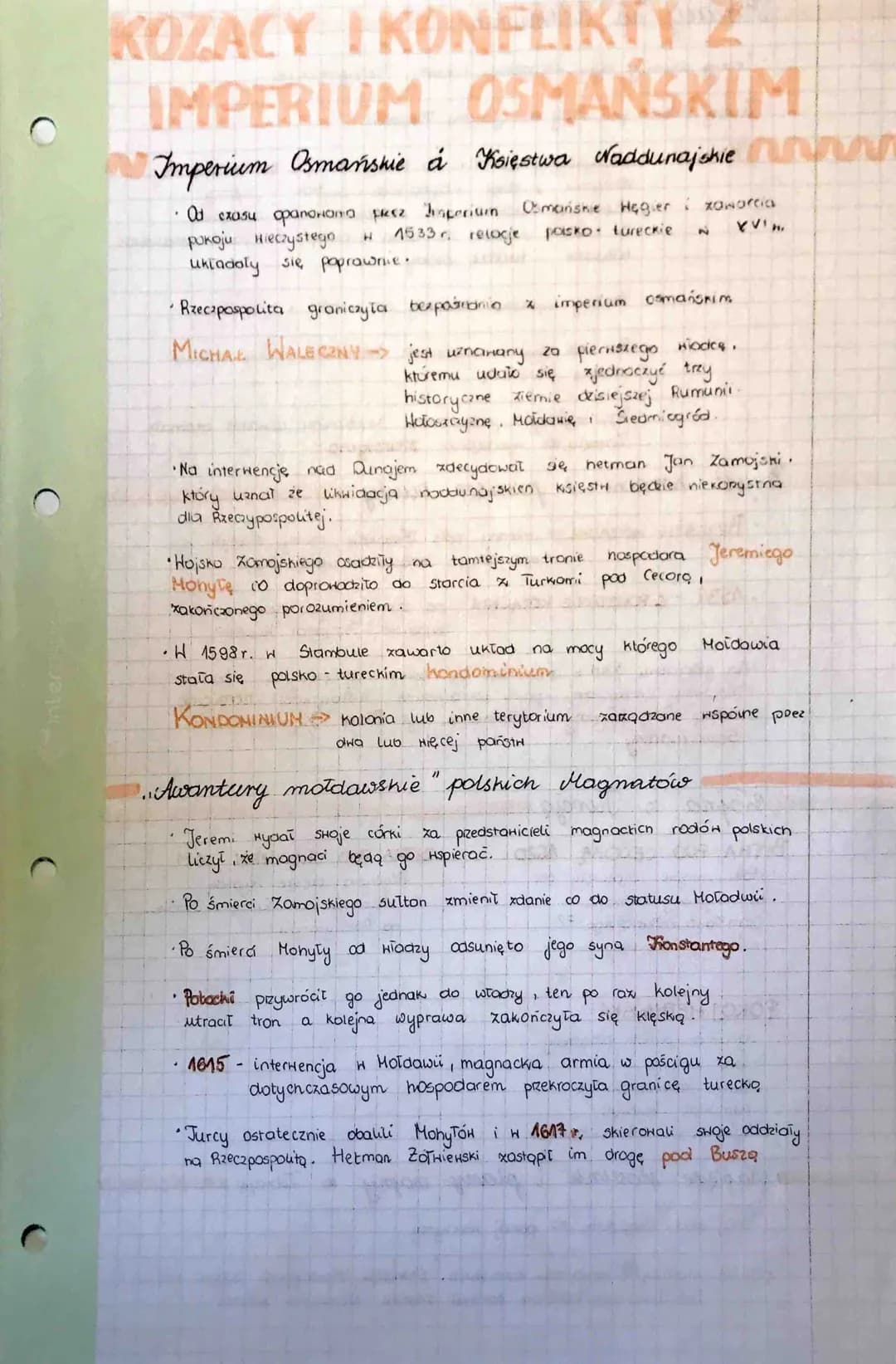 Jaque
KOZACY I KONFLIKTY Z
IMPERIUM OSMAŃSKIM
Imperium Osmańskie à Księstwa Waddunajshie
•Od czasu opanowOnO pRsz Inperium Osmańske Hagier i