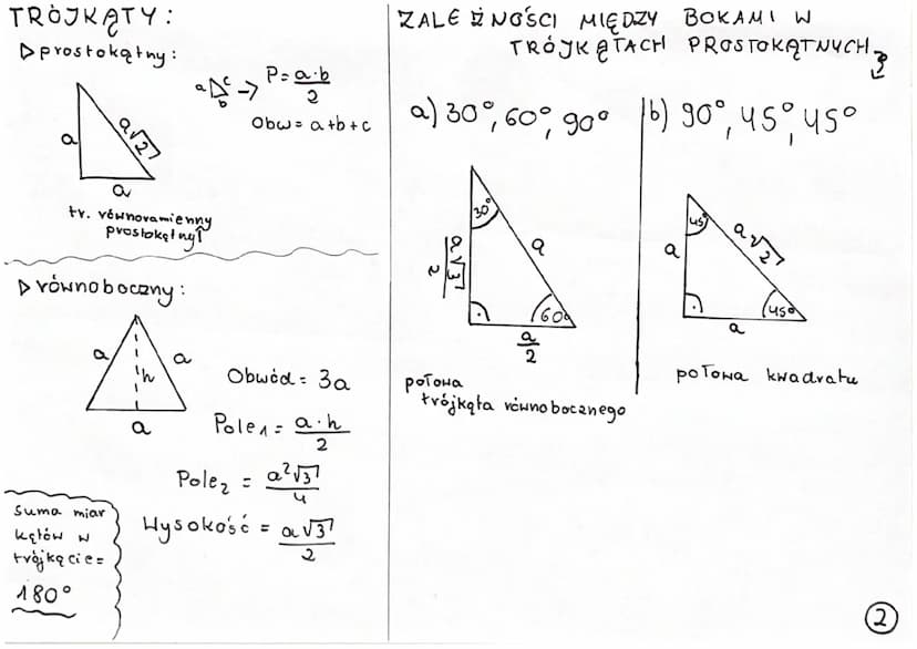 KWADRAT
TRAPEZ
b
avz
-
RÓWNOLEGLOBOK
2
d
a
a
४
Pole2 = 2
TAM Praelatna= a√ã
Obwód - Ya
Pole a²
=
1
a
Obw = 2a + 2b
Pole a h
=
Obwód: a+b+c+d