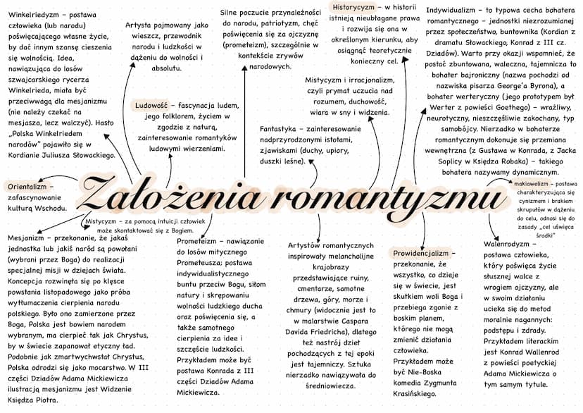 Epoka zrywów wolnościowych i buntu
przeciwko zasadom poprzedniej epoki. Z jednej
strony, najistotniejsza jest w romantyzmie
jednostka i jej 