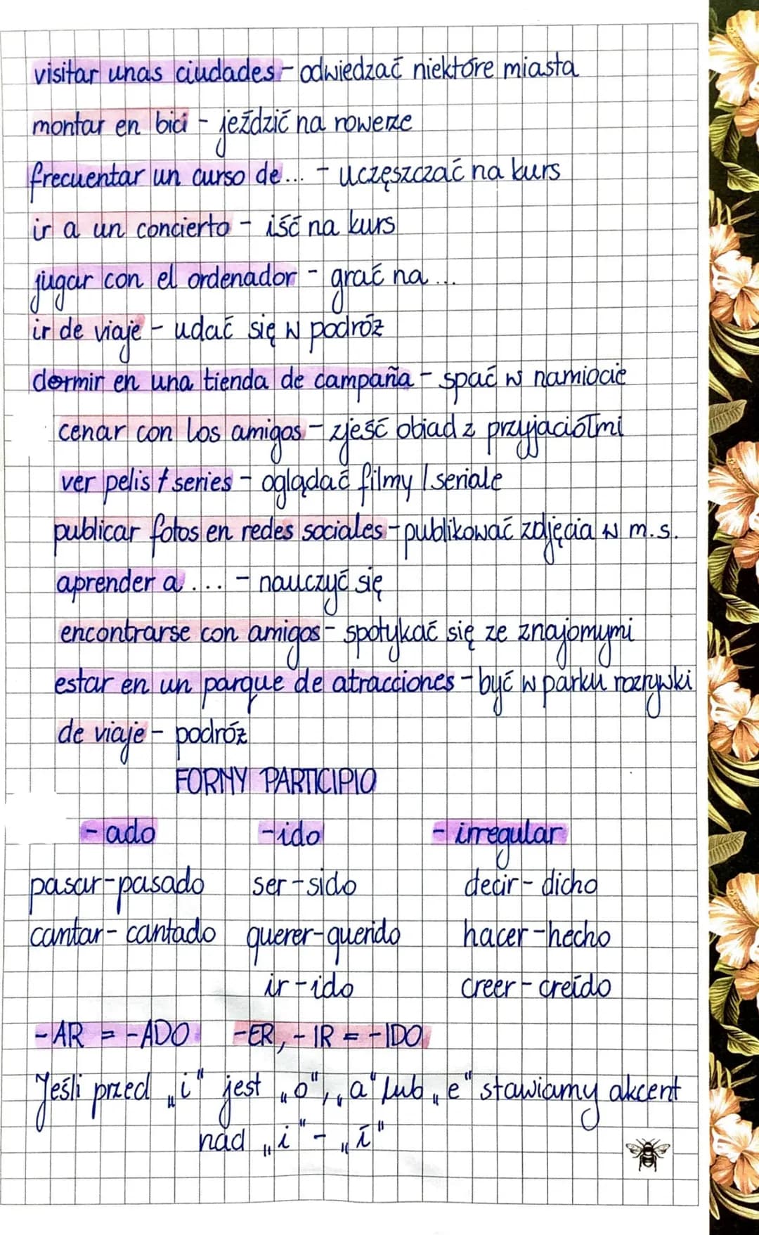 PRETÉRITO PERFECTO COMPUESTO
HABER
yo he
11. has
Ill. ha
1. hemos
1. habers
Than
Nieregulame imieslowy: abrir - abierto, escribir-escrito,
p