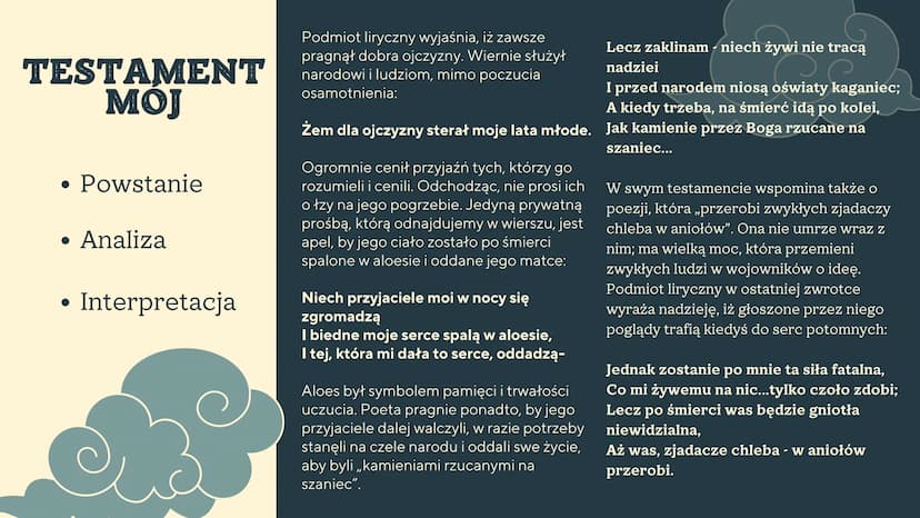 www.b
JULIUSZ
SŁOWACKI KIM BYŁ
JULIUSZ?
Juliusz Słowacki jest tradycyjnie zaliczany do
Trzech Wieszczów. Jest znany przede wszystkim
jako po
