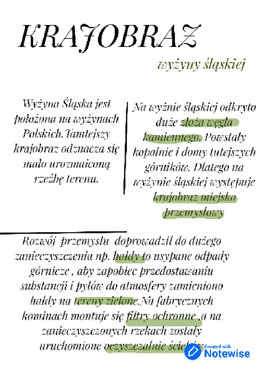 Wyżyna Śląska 