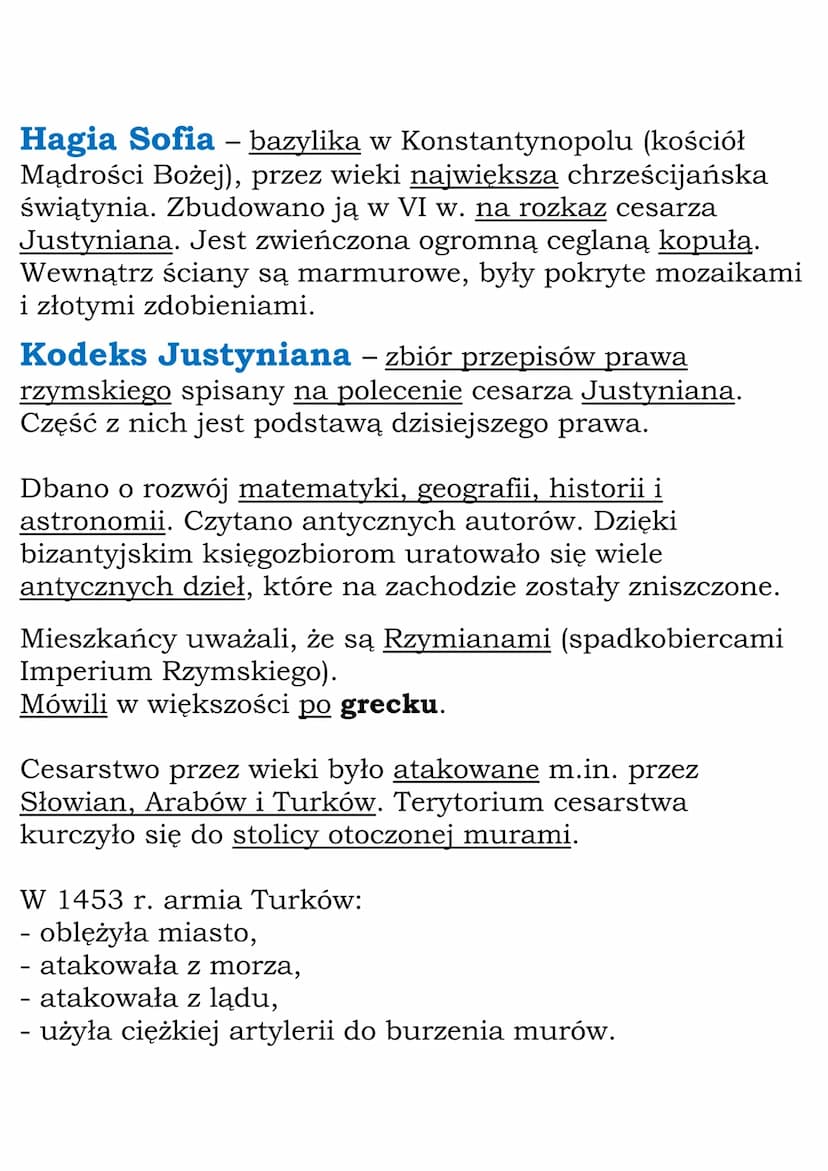 MZ_LEARNING_KNOW
Bizancjum w czasach
świetności
Klasa 5, Wczoraj i dziś, Nowa Era
Bizancjum = cesarstwo bizantyjskie = cesarstwo
wschodniorz