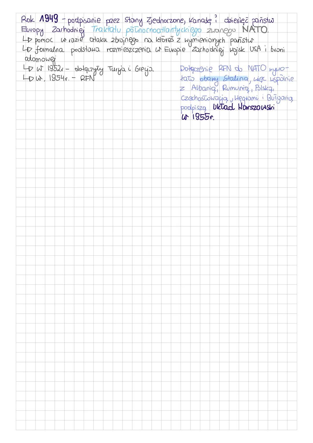 # POCZĄTEK ZIMNEJ
# WOJNY

Zelazna kurtyna termin używany do określenia izolacji dwōch blokow:
pod dominacja, ZSRS i niekomunistycznego świa