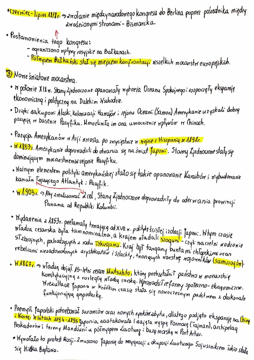 mamy pordziai pobiegezny świata
Europa pod koniec XIX w.
europejskich
• Do grona piernszoplanonych mocarstn doroczyły Niemcy. Kanclen Otto v
