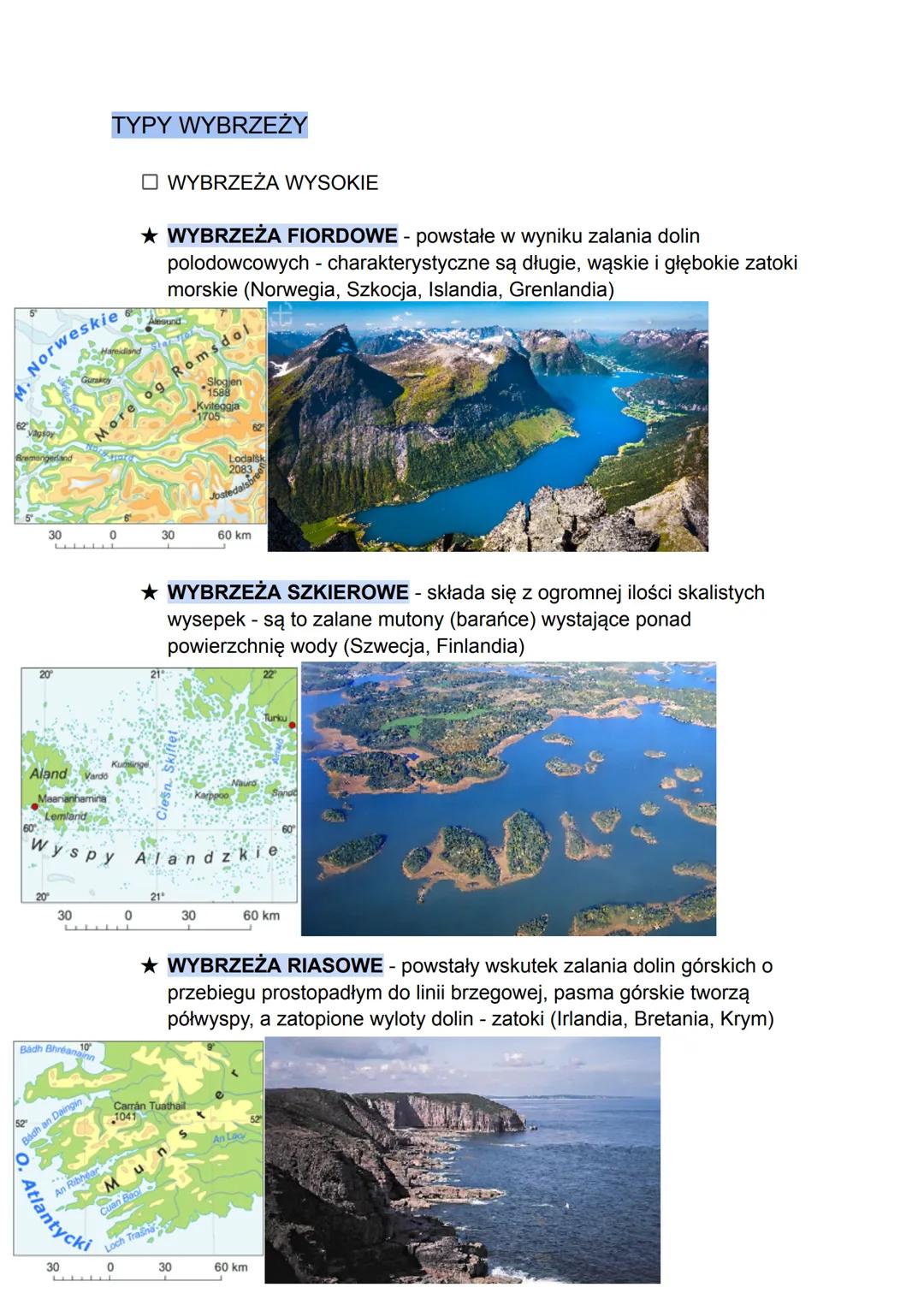 M.
Vagsoy
Norweskie
30
20⁰°
O. Atlantycki
20°
pay
30
▬▬▬▬▬▬▬
Gurakoy
Hareidland
Badh Bhrean 10
30
TYPY WYBRZEŻY
Aland Vardo
Maarianhamina
Le