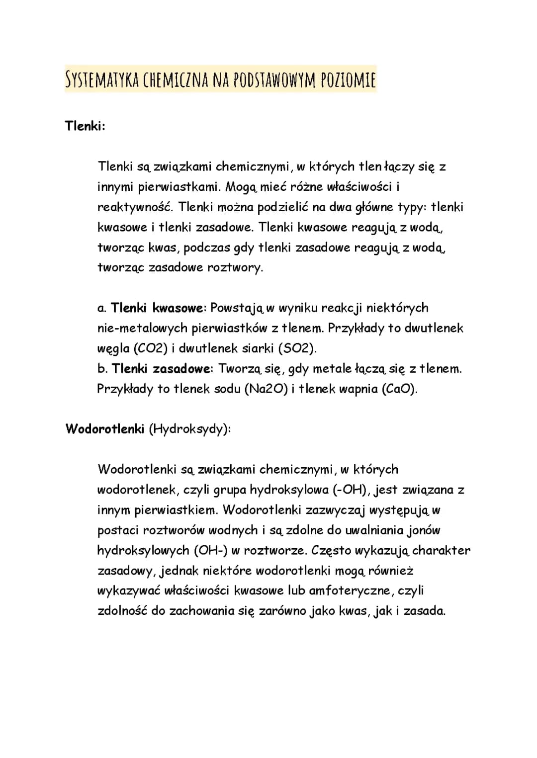 Systematyka chemiczna
