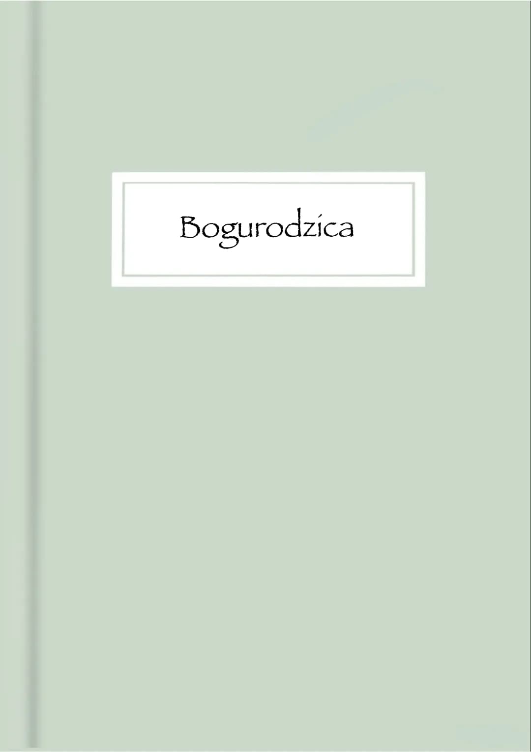 Bogurodzica 