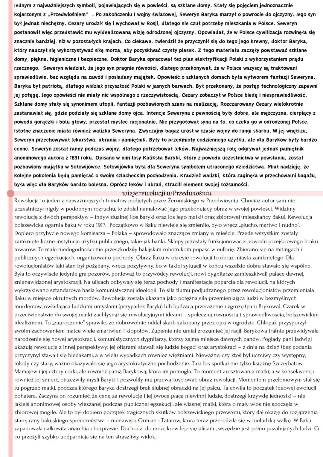 "PRZEDWIOSNIE" Stefan Zeromski
geneza
Żeromski rozpoczął pracę nad powieścią zainspirowany wspomnieniami dwóch znajomych, które przeżyły rew