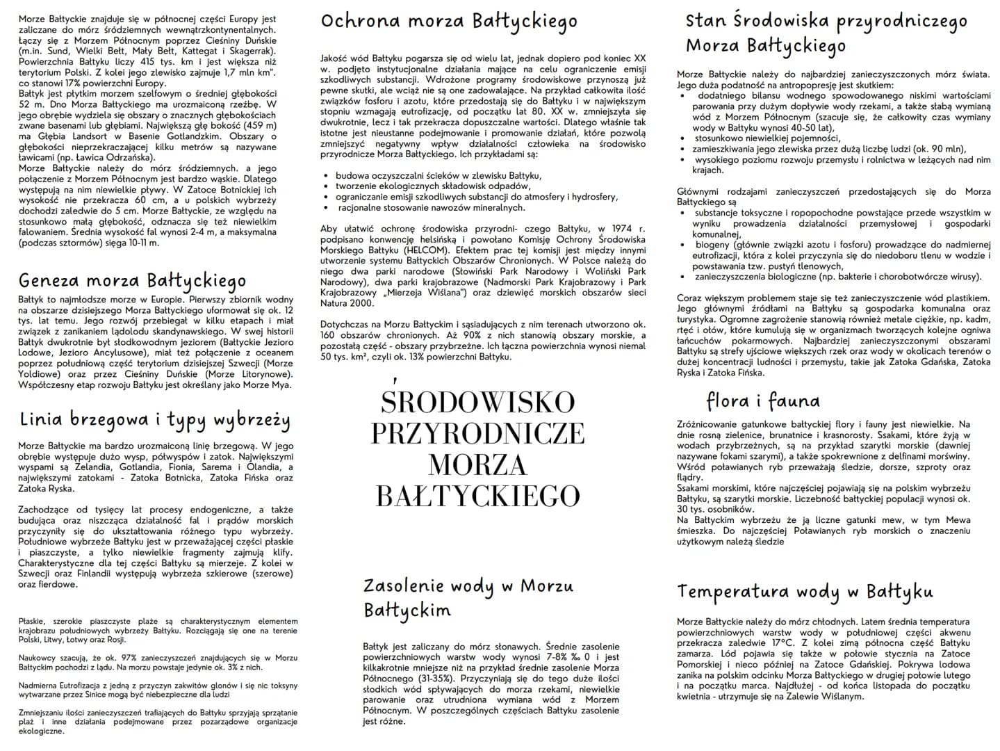 Morze Bałtyckie znajduje się w północnej części Europy jest
zaliczane do mórz śródziemnych wewnątrzkontynentalnych.
Łączy się z Morzem Półno