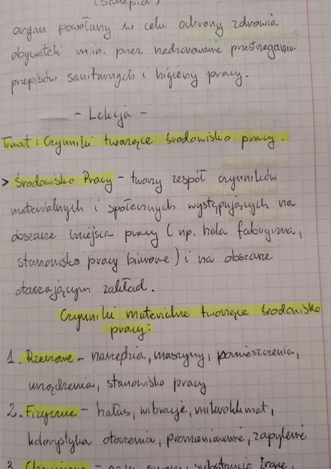 9
Lelya
Temat: Nadzór nad warunkam
0
pracy
warunkami
Nadzór państwowy:
• Państwowa inspelicja pracy - PIP
• Pavistwowa inspekcja senitarna- 