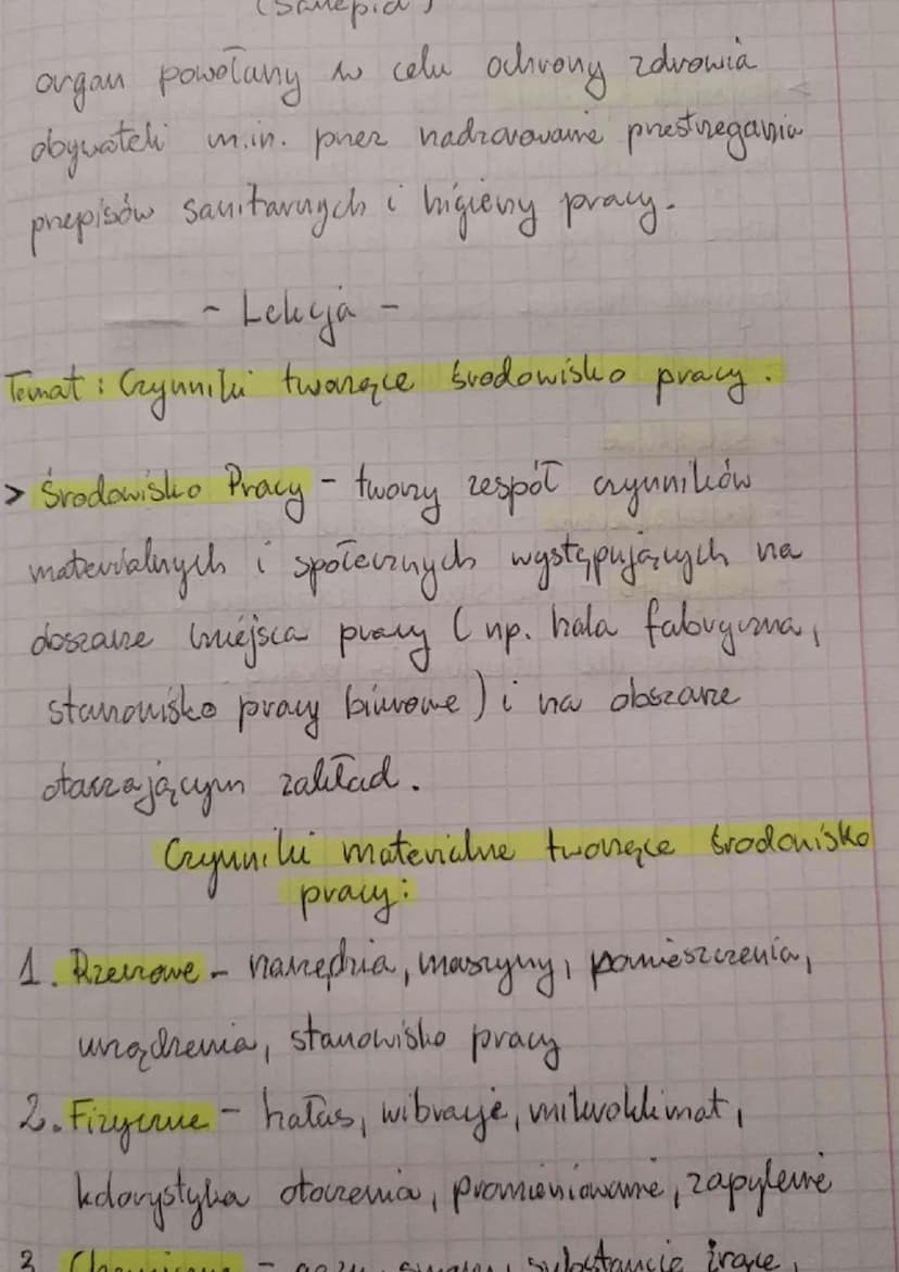9
Lelya
Temat: Nadzór nad warunkam
0
pracy
warunkami
Nadzór państwowy:
• Państwowa inspelicja pracy - PIP
• Pavistwowa inspekcja senitarna- 