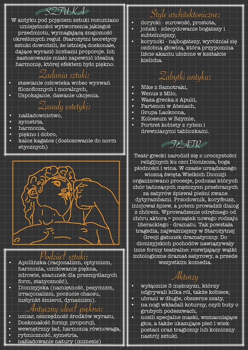 ANTYK
Antyk, inaczej zwany starożytnością, jest epoką, która rozpoczęła się wraz z końcem I
tysiąclecia p.n.e. (wynalezienie pisma przez Sum