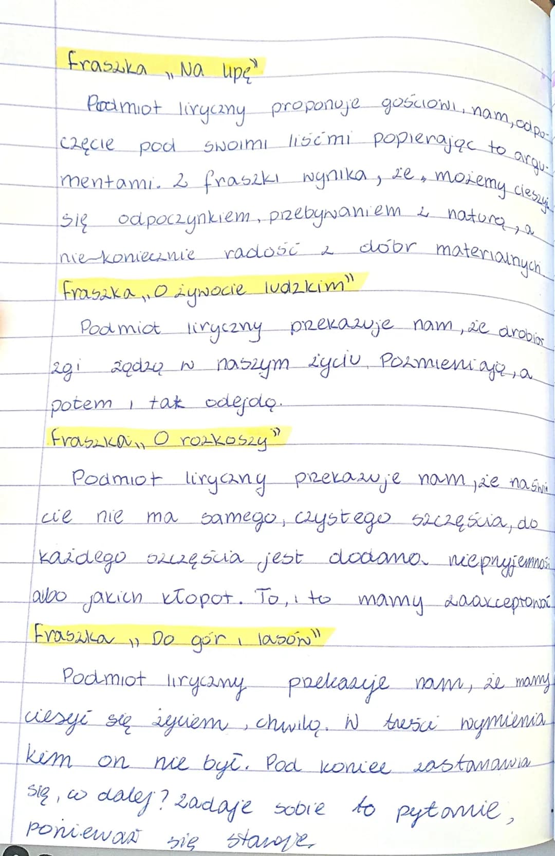 Frasaki Jana Kochanowskiego.
Frasika- krotki otwon lingesny pisomy wierszem, częst
trymywany
no sartobliwej tonayi, błahostka; necz
niezbyt 