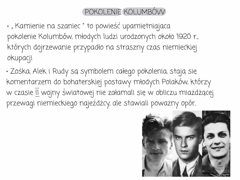 Geneza utworu
„Kamienie na szaniec" zostały wydane w 1944 roku
Aleksander Kamiński był twórca i komendantem organizacji
Małego Sabotażu Wawe