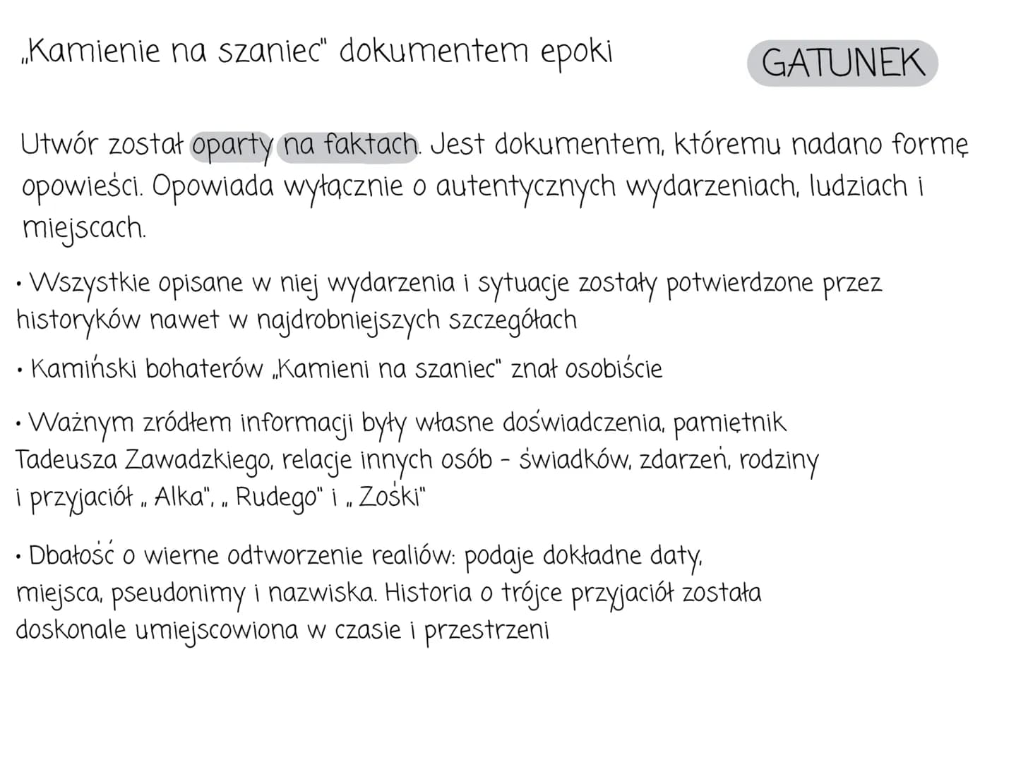 Geneza utworu
„Kamienie na szaniec" zostały wydane w 1944 roku
Aleksander Kamiński był twórca i komendantem organizacji
Małego Sabotażu Wawe