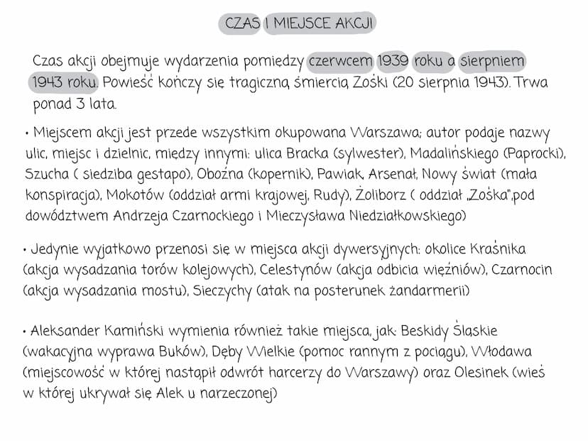 Geneza utworu
„Kamienie na szaniec" zostały wydane w 1944 roku
Aleksander Kamiński był twórca i komendantem organizacji
Małego Sabotażu Wawe