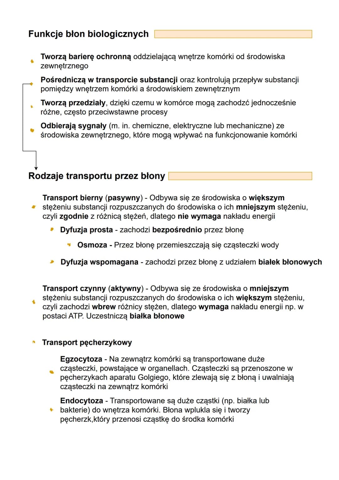BUDOWA I ZNACZENIE BŁON BIOLOGICZNYCH
Każda komórka ma błonę komórkową, która oddziela ją od środowiska
zewnętrznego
W komórce występują bło