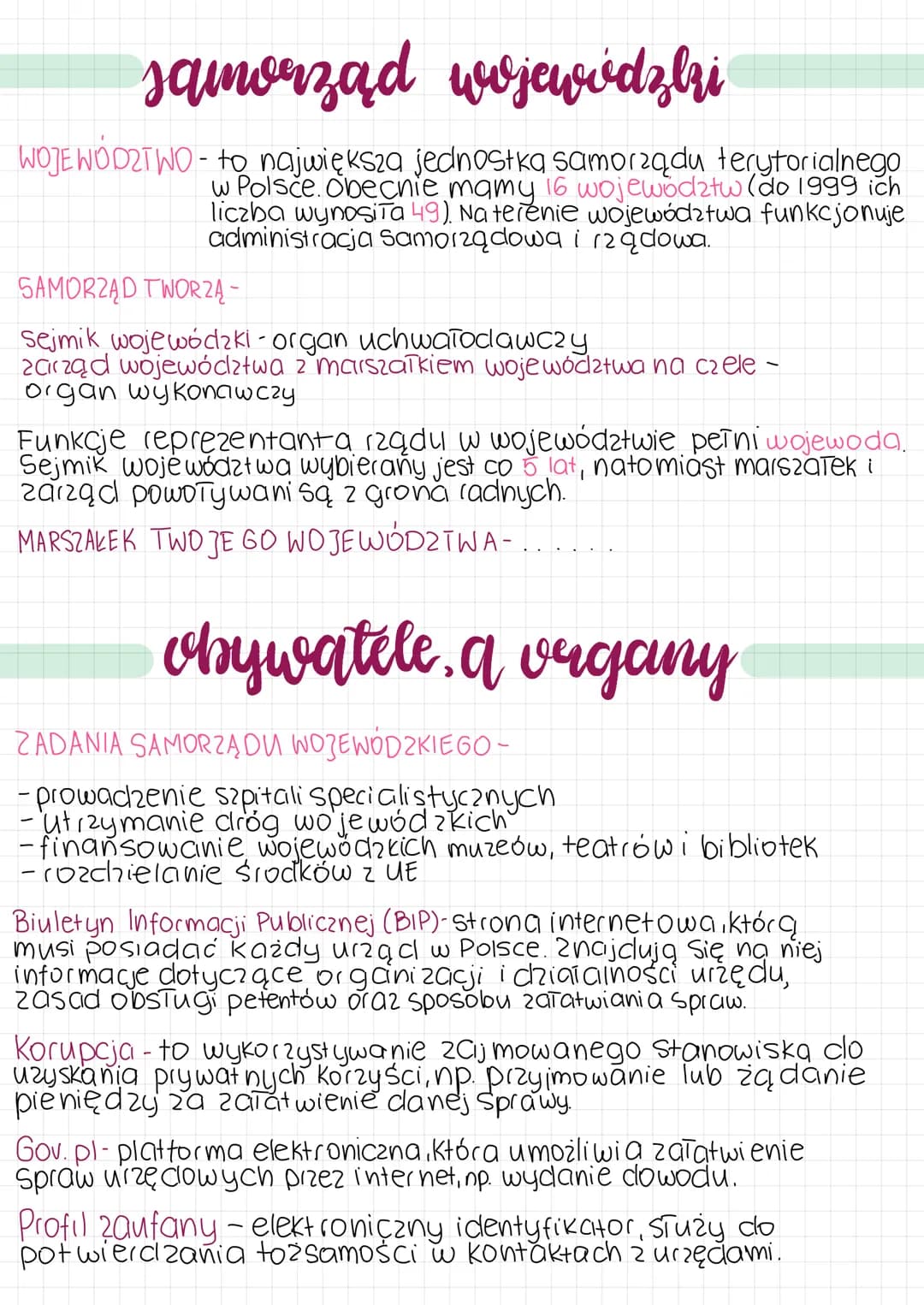 Czym jest samorząd?
SAMORZĄD- Organizacja powołana do wykonywania zadań
związanych z funkcjonowaniem danej społeczności,
a także pełnienie o