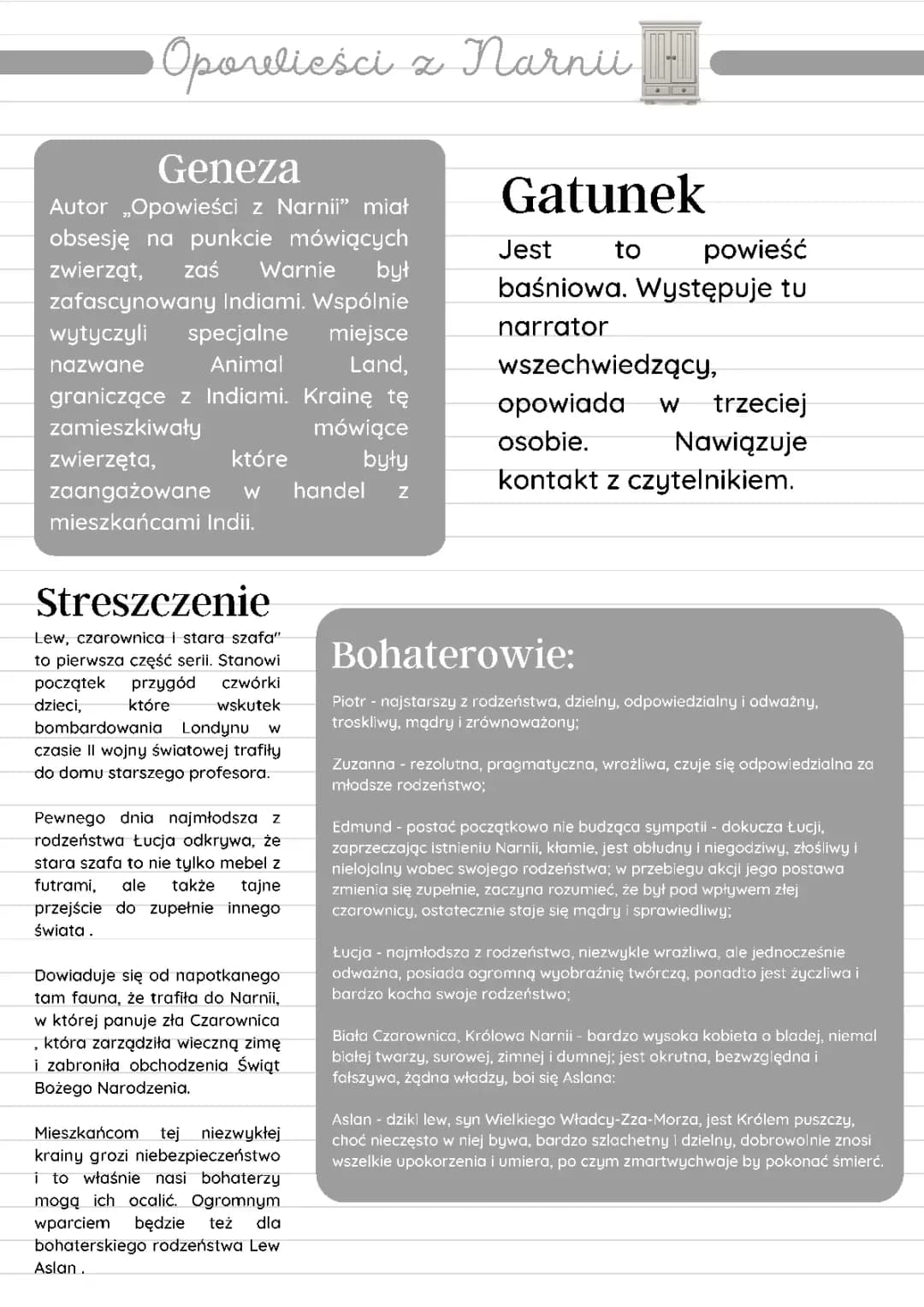 Opowieści z Narnii: Lew, Czarownica i stara szafa